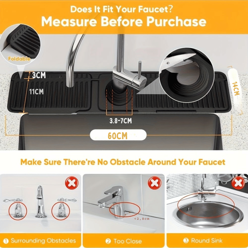 Rayvia - Stänkskydd Till Köket med Klippbart Mittöppning