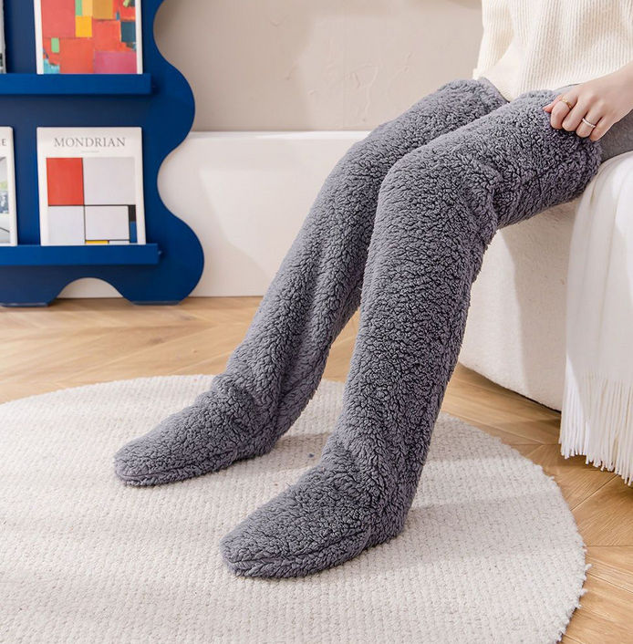 CozyFeet - Höga Vinterstrumpor i Mjukt Material