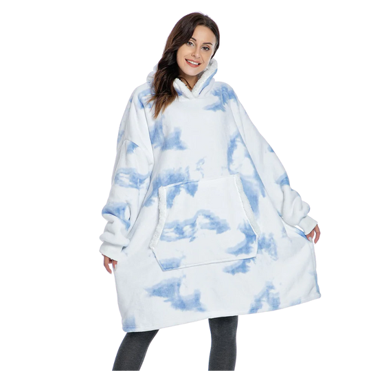 CozyHome - Oversized Fleece Hoodie Blanket
