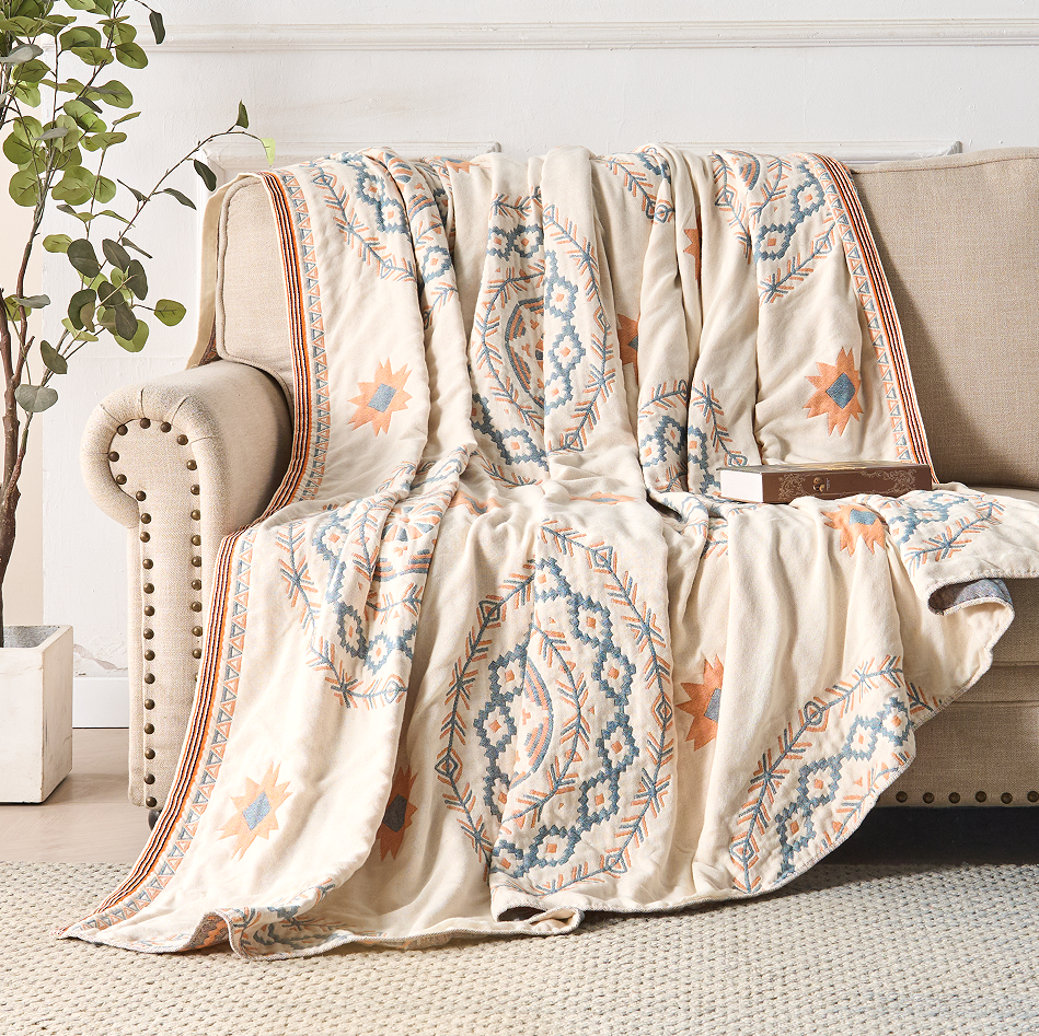 ReveDouce - Bohemisk Bomullsfilt