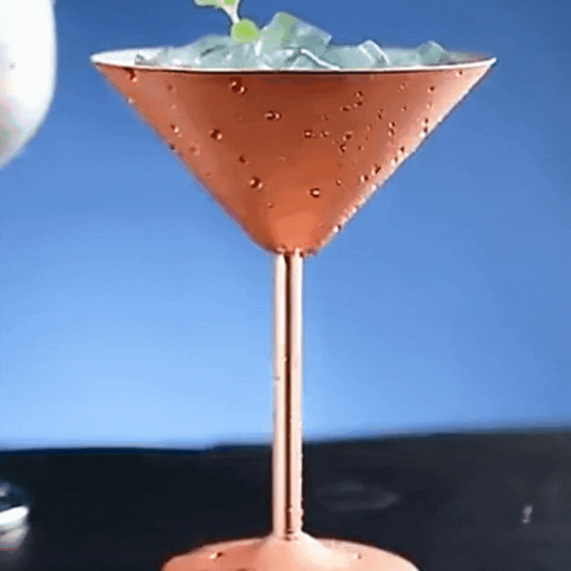 Martiluxe | Isolerade Martini-glas – Hållbara i Rostfritt Stål