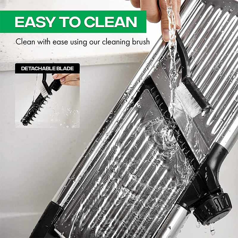 Elyndor - Justerbar Mandolinskivare i Rostfritt Stål