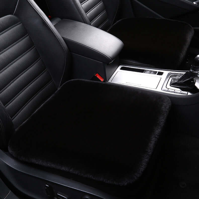 Velvaryn - Mjuk Fårskinnskudde för Hem och Bil, Halkfri