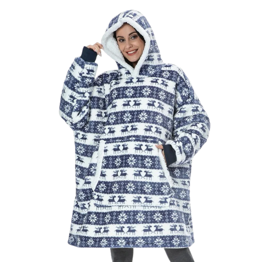 CozyHome - Oversized Fleece Hoodie Blanket