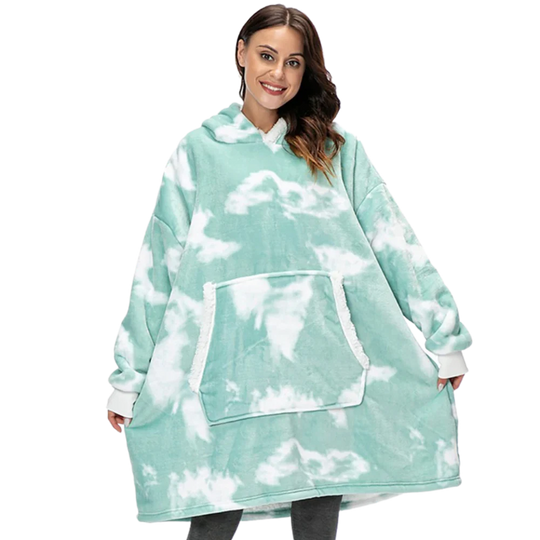 CozyHome - Oversized Fleece Hoodie Blanket
