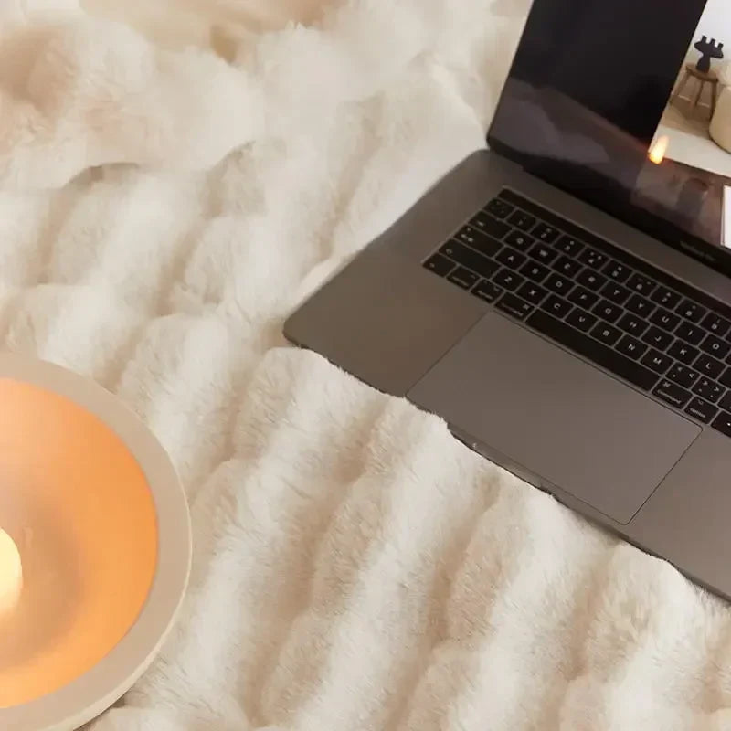 CozyHug - Mjuk Fleecepläd för Soffa och Säng
