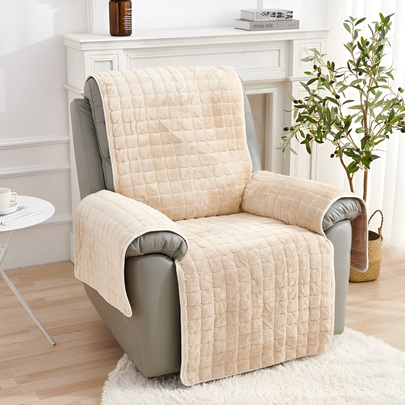 CuddleNest - Mjuk Vattenavvisande Fåtöljöverdrag för Hemmet