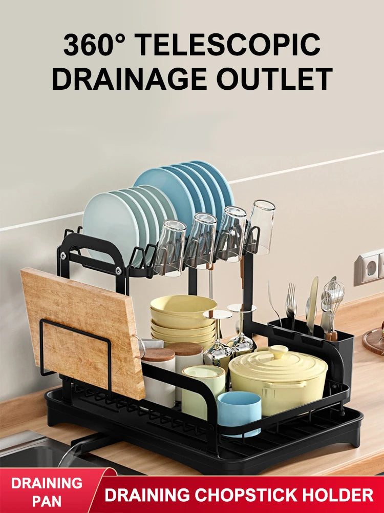 Kökslure | Skåltorkningsställ – Effektiv 360-graders Dränering