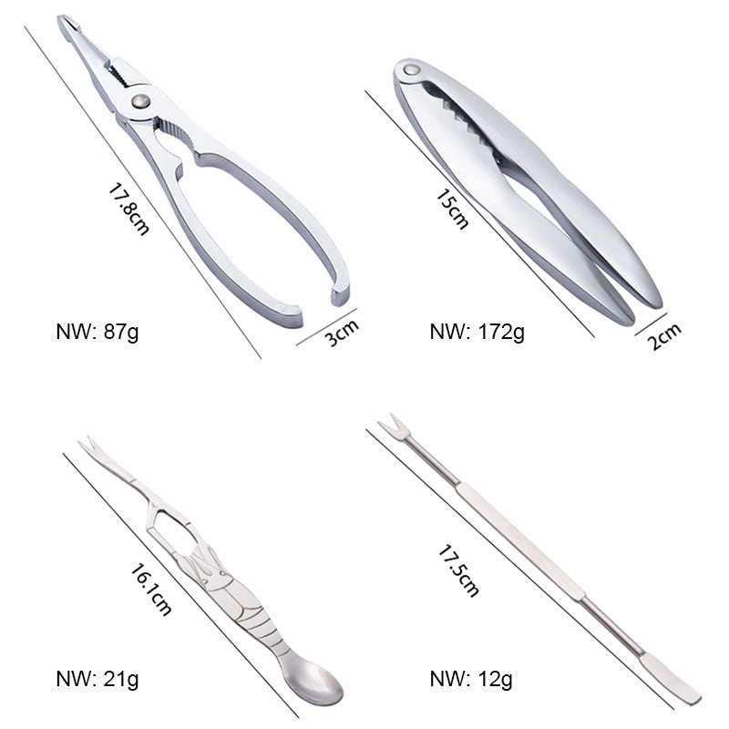 Krabbara | Skaldjursverktygsset – Hållbart och Ergonomiskt för Krabba och Hummer