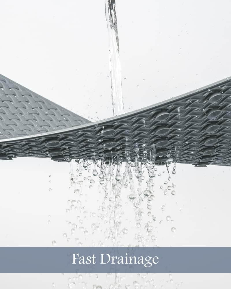 Aqualith - Halkfri Badkarmatta med Stark Sugkoppar