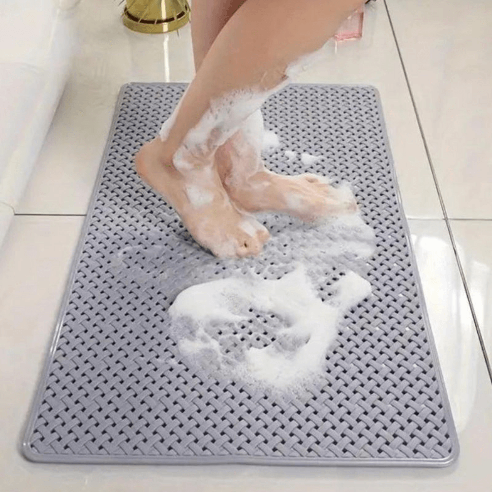 Aqualith - Halkfri Badkarmatta med Stark Sugkoppar