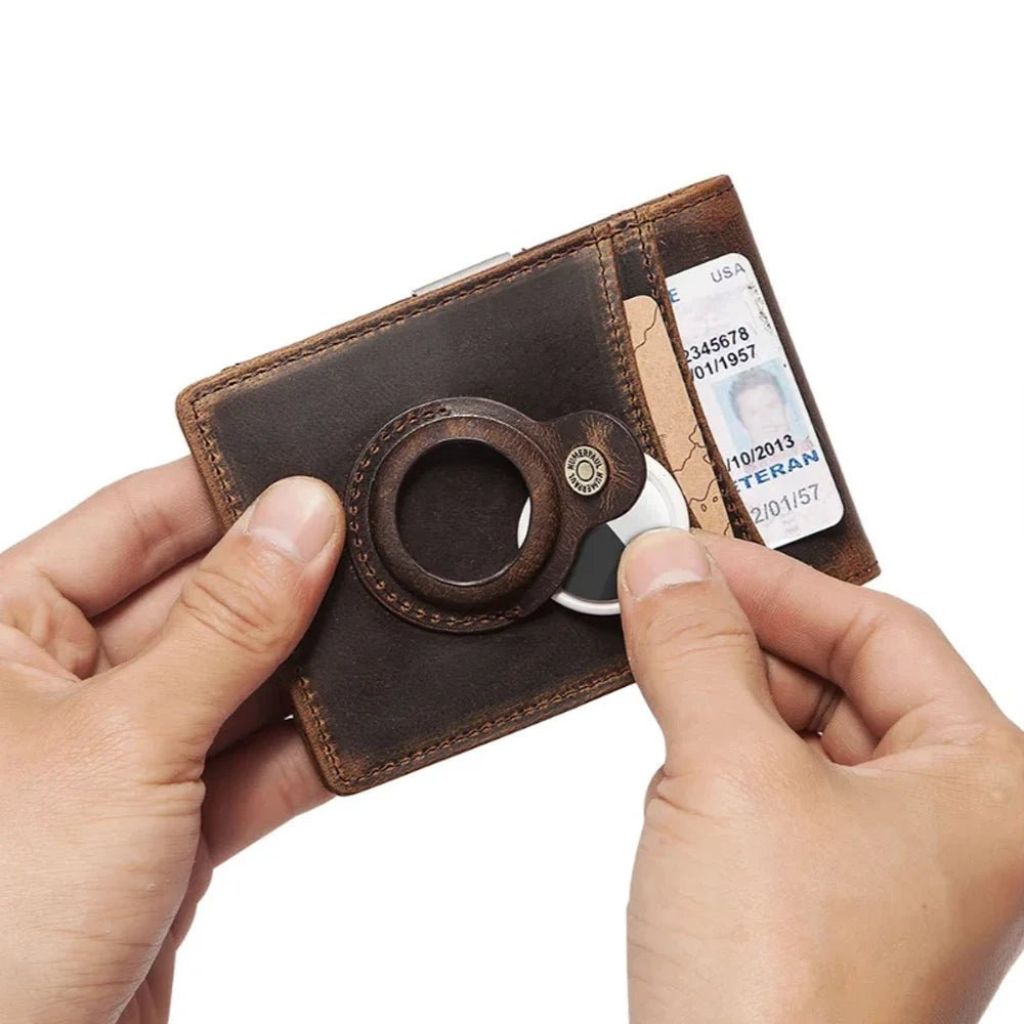 SleekWallet - Slim Läderplånbok