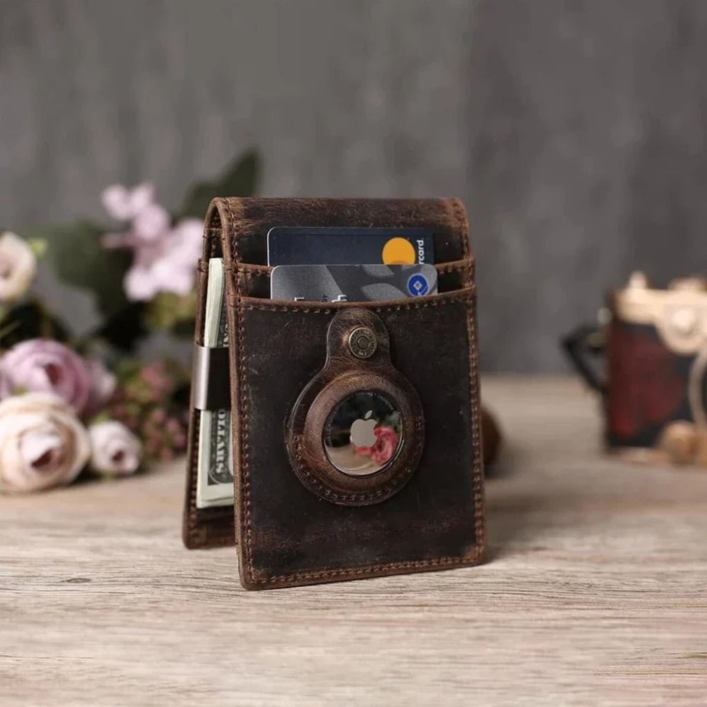 SleekWallet - Slim Läderplånbok