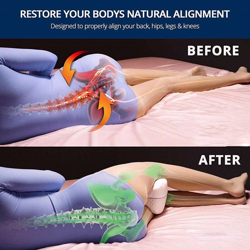 SleepWell - Ergonomisk Knäkudde i Minnesskum